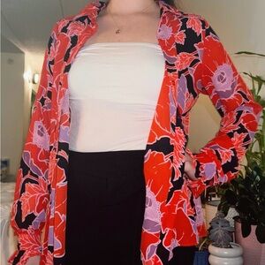 Floral Button Up Shirt